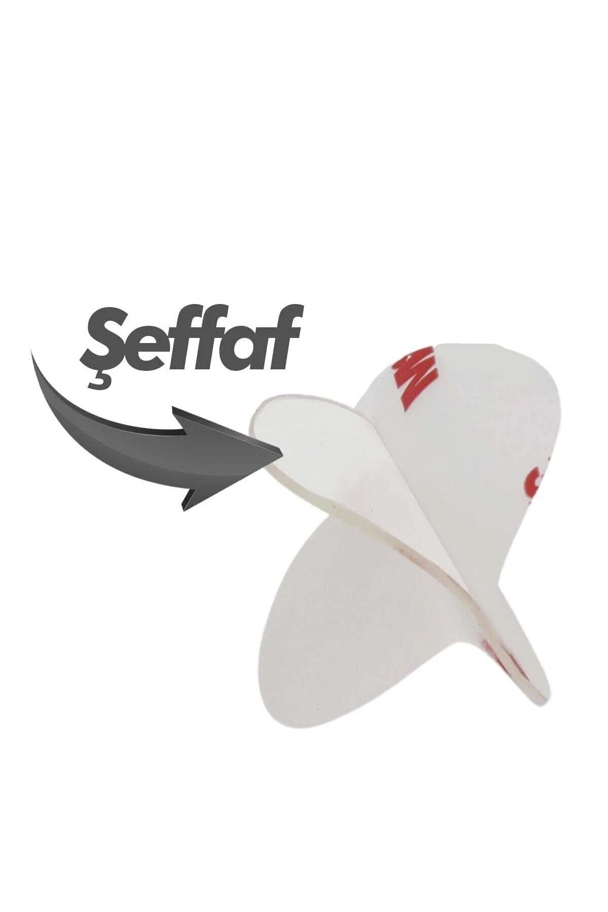 3M Şeffaf Çift Taraflı Hazır Kesim Vhb Bant 40mm (5 ADET)