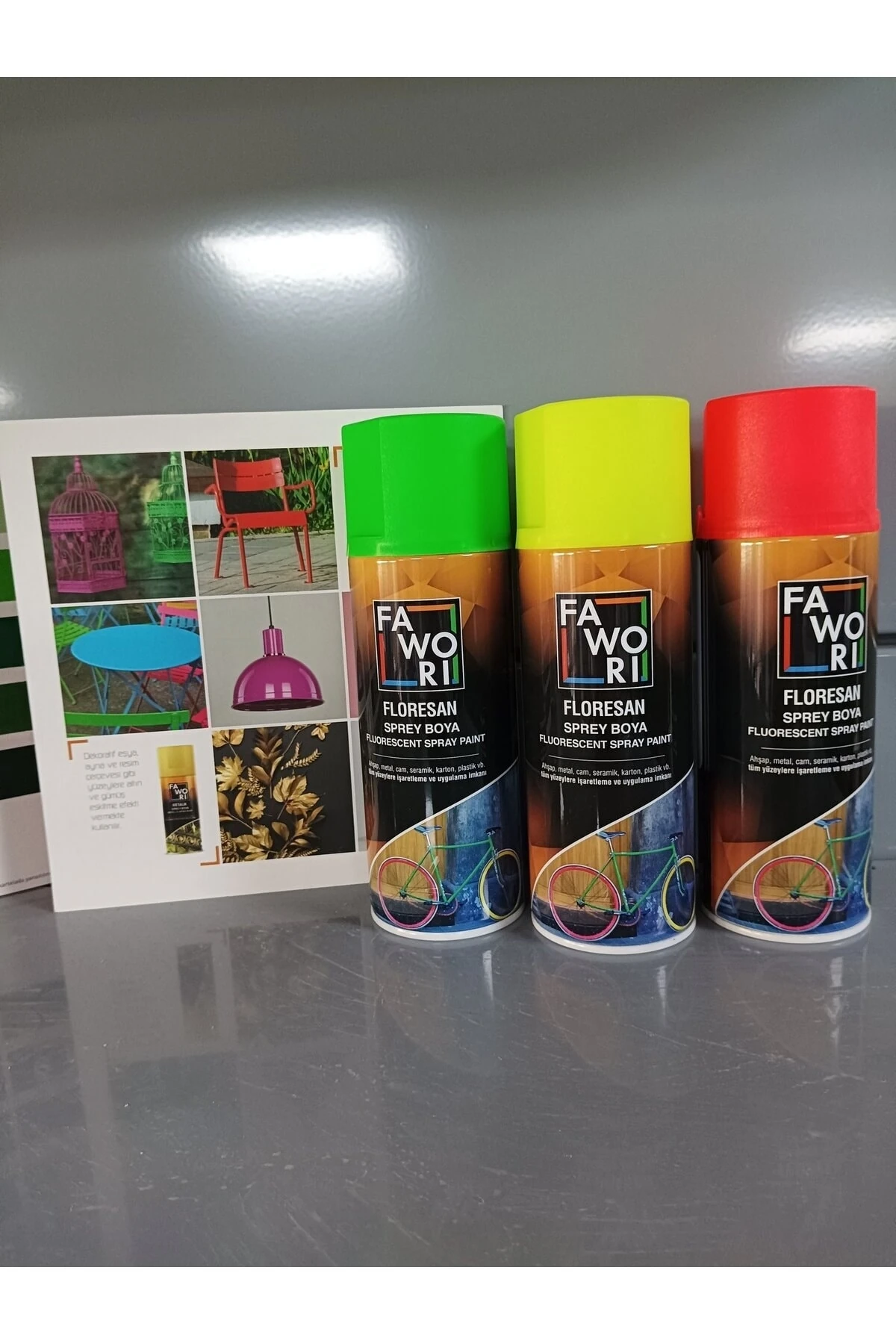 SPREY BOYA FLORESAN YEŞİL FAWORİ