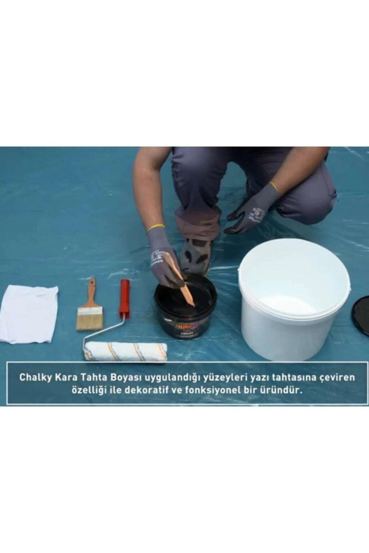 Nippon Paint Chalky Kara Tahta Boyası 2,5  lt
