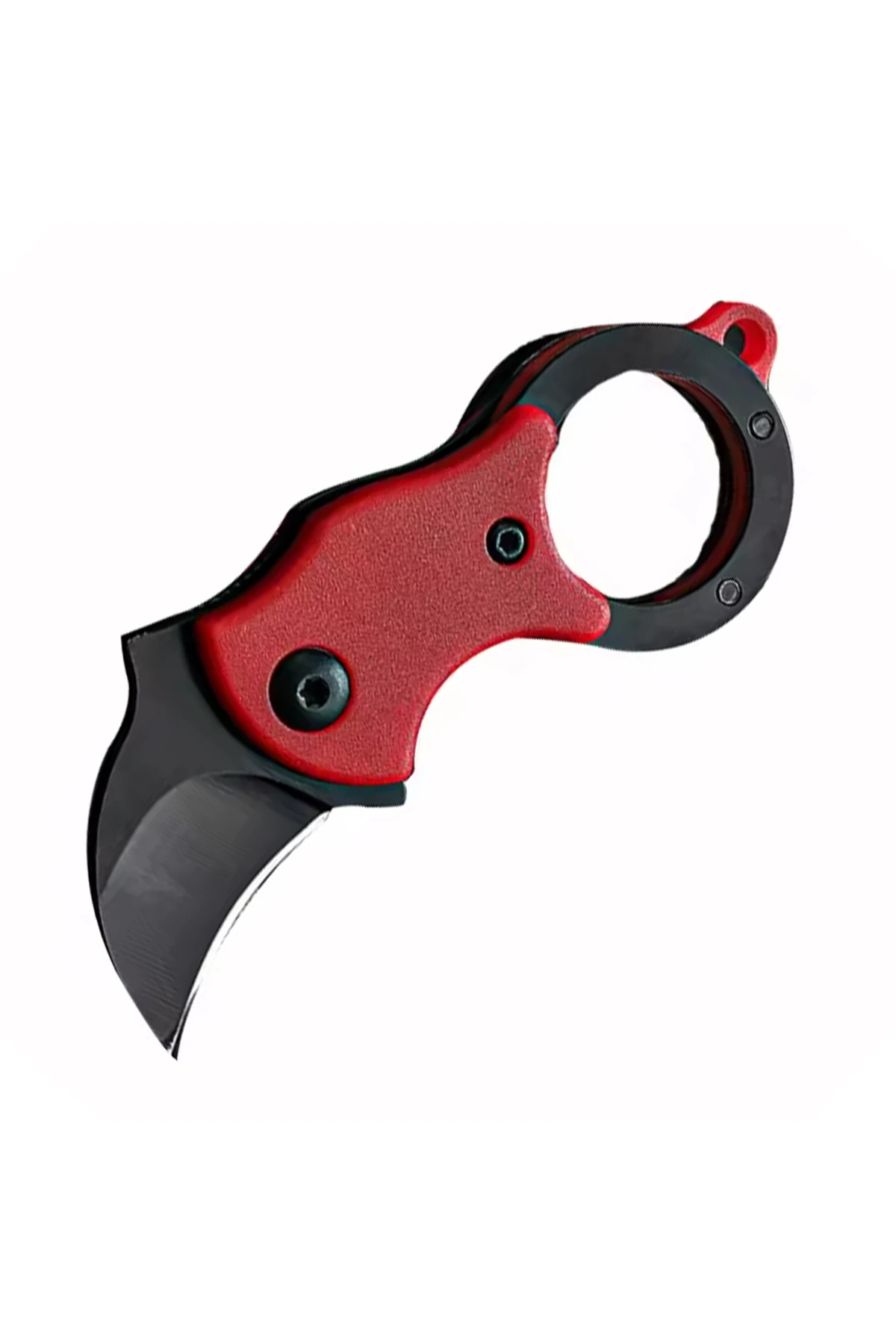 Paslanmaz Çelik Taşınabilir Katlanabilir Kamp Outdoor Karabina Çakı & Bıçak-Falçata