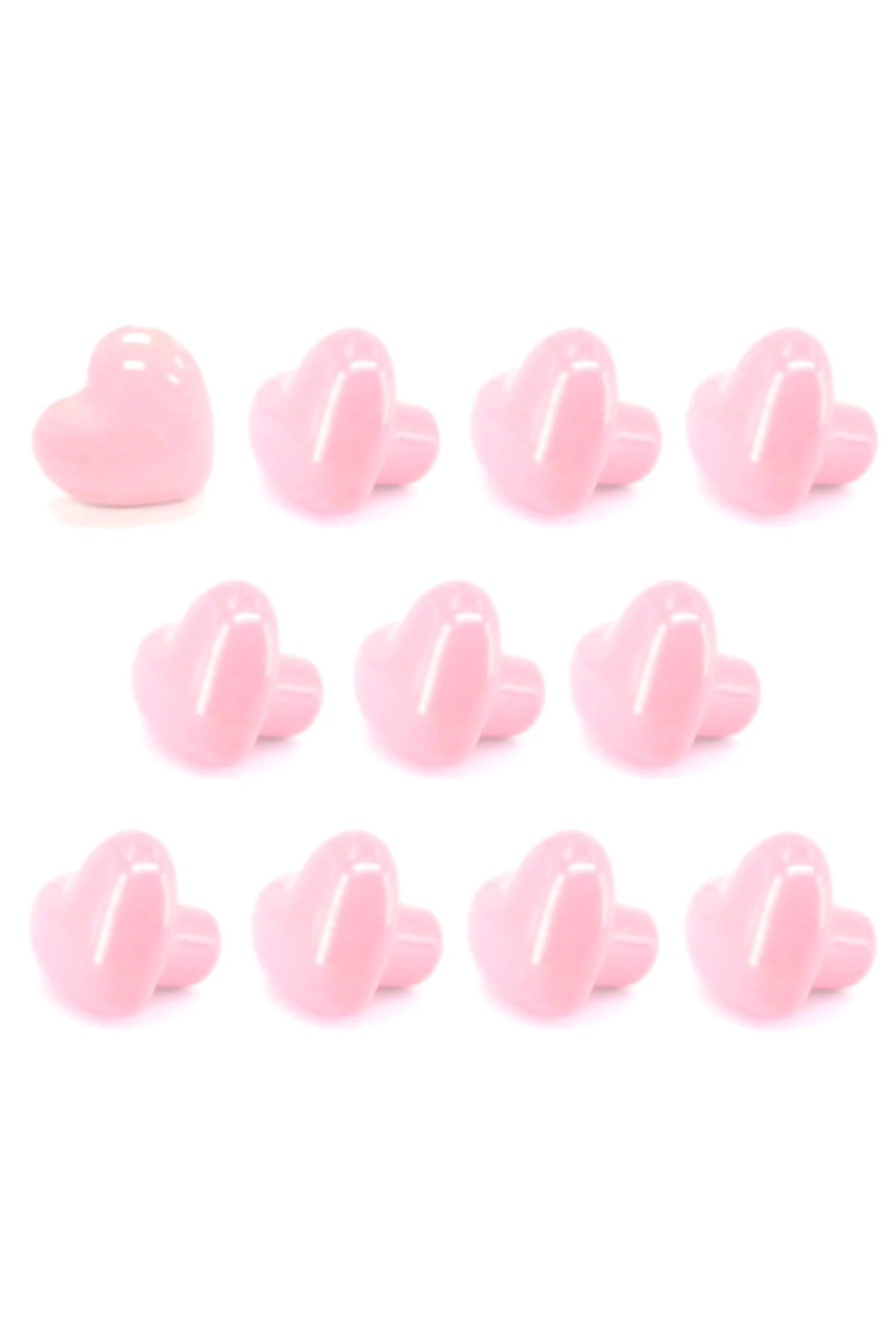 11 Adet Pembe Renk Kalpli Kulp