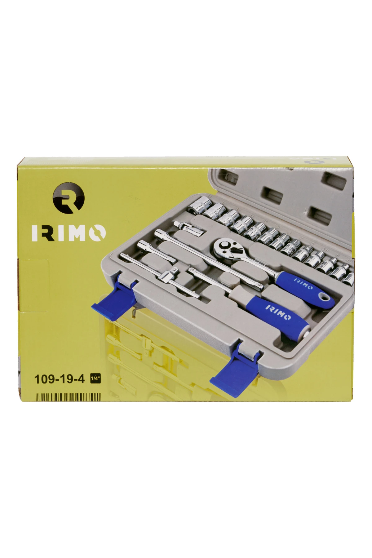 "İRİMO 1/4"" Altıgen Soket Takımı Metrik, 19 Parça 109-19-4