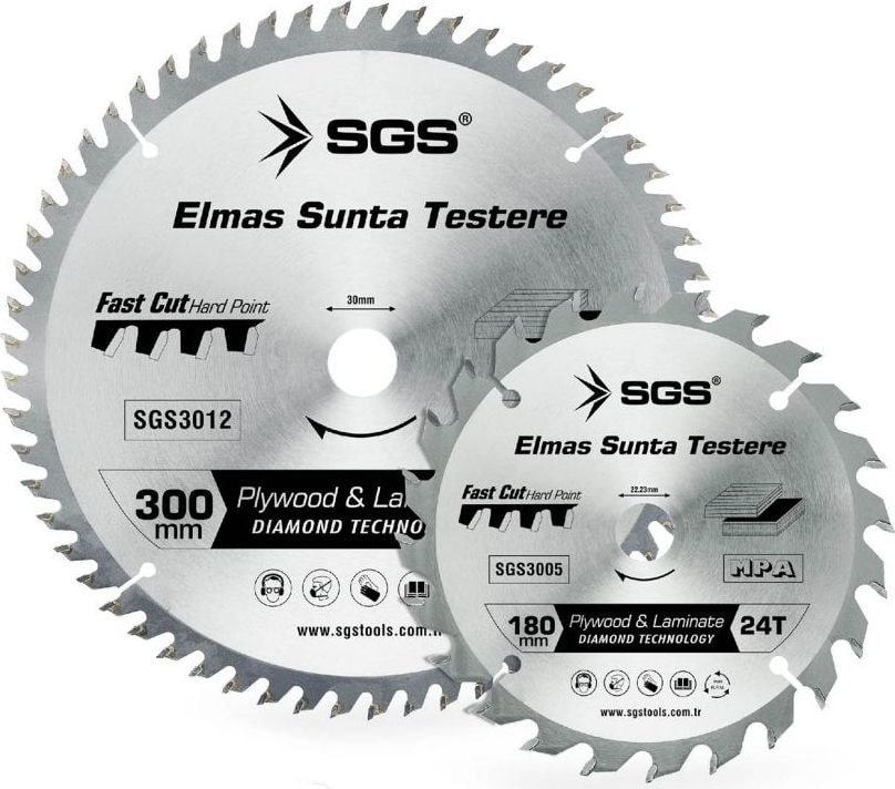 SGS Elmas Sunta Testere 210mm x 40T x 30.00mm