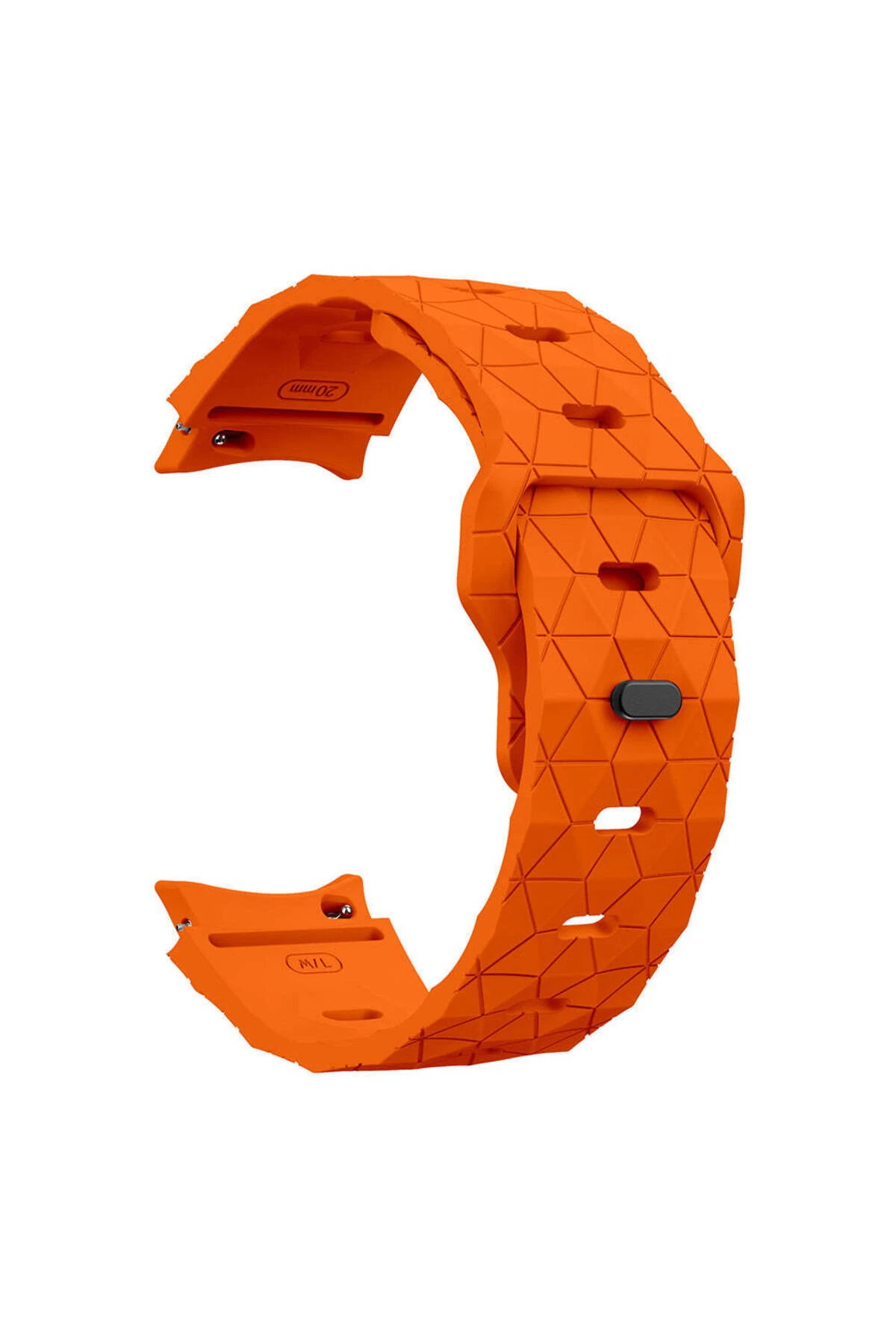 Samsung Galaxy Watch 4 46mm Kordon Kayış Prizma Desen Silikon KRD-116