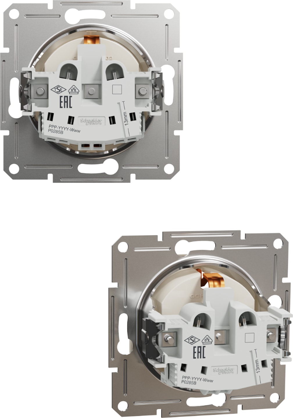 Asfora Beyaz Topraklı Priz 10 ADET - Çerçeveli