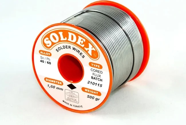 40-60 Lehim Teli 500 gr 1.2 mm - Sn:40 / Pb:60
