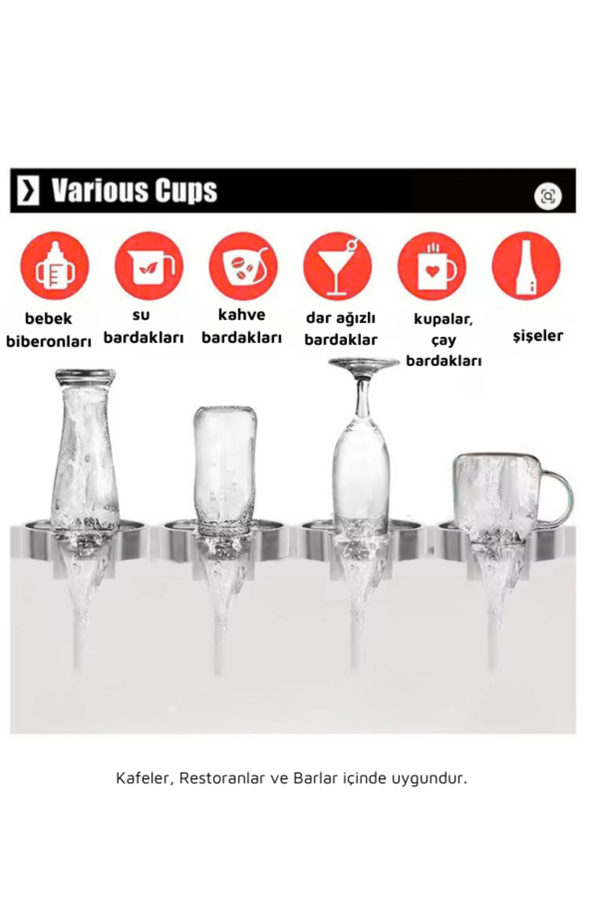 Moderno Paslanmaz Çelik Bardak Yıkamalı Akıllı Mutfak Evyesi Bal Peteği Yüzey Siyah 68x45cm Eviye