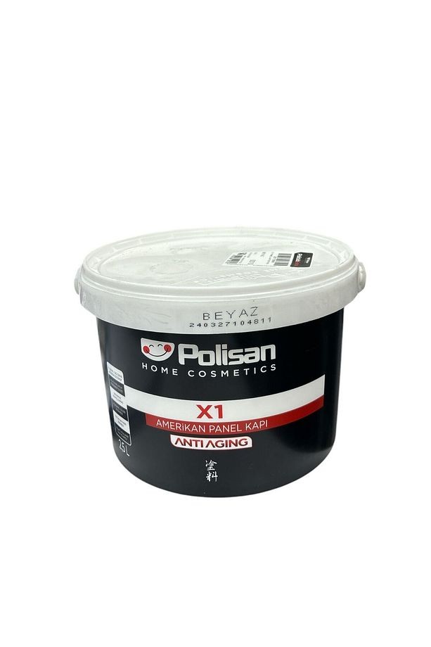 X1 Amerikan Panel Kapı Boyası Beyaz Ipeksi Mat Son Kat Boya 0,75l