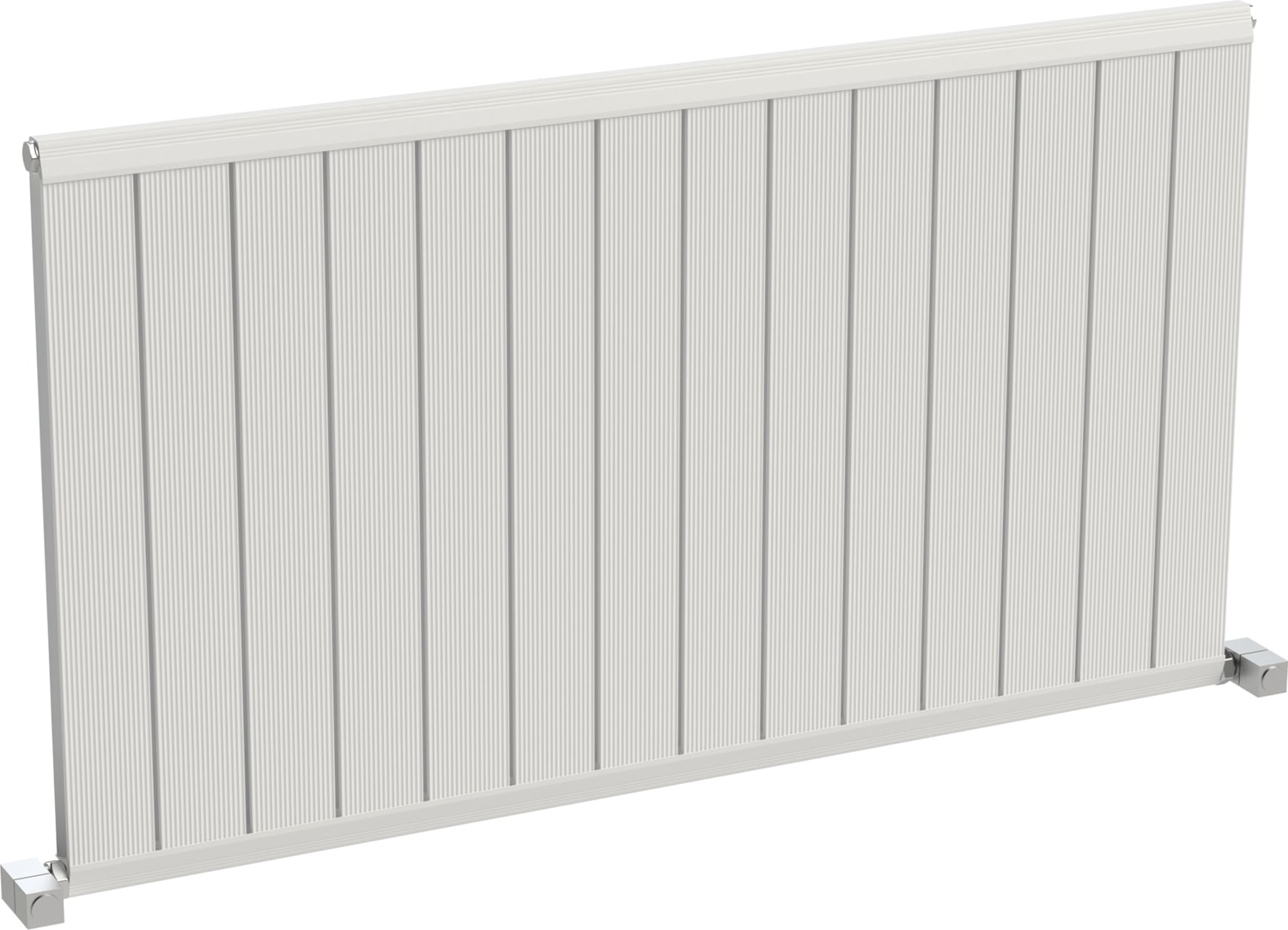 Elite Yatay Alüminyum Radyatör Modern Tasarım Beyaz 60X104,5 cm
