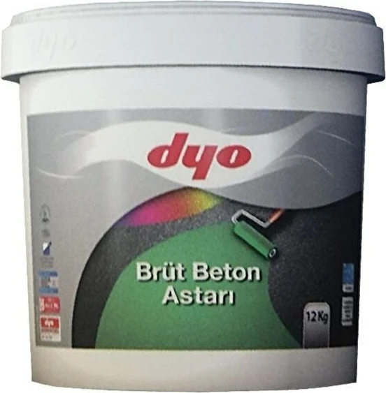 Brüt Beton Astarı 12 kg Yeşil