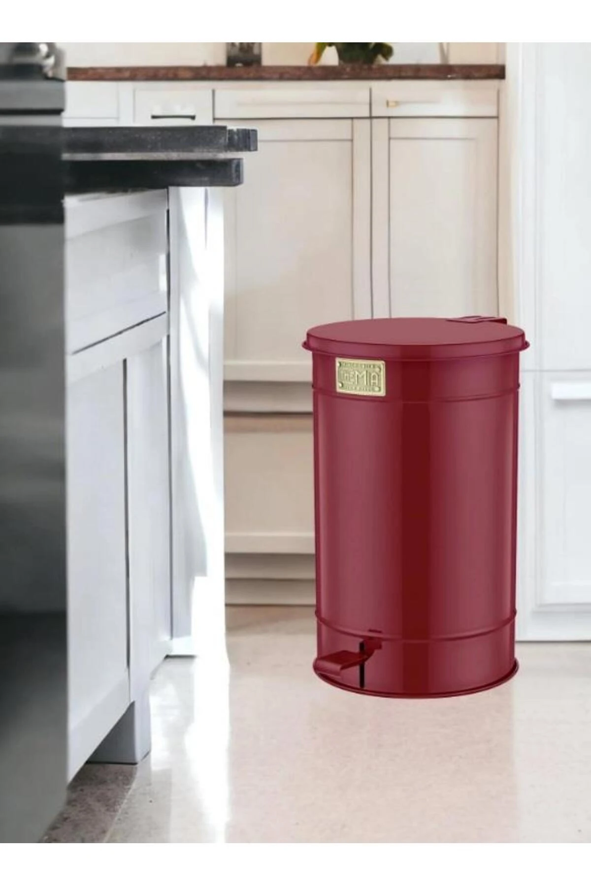 Çöp Kovası 24 Litre Bordo Glv0745