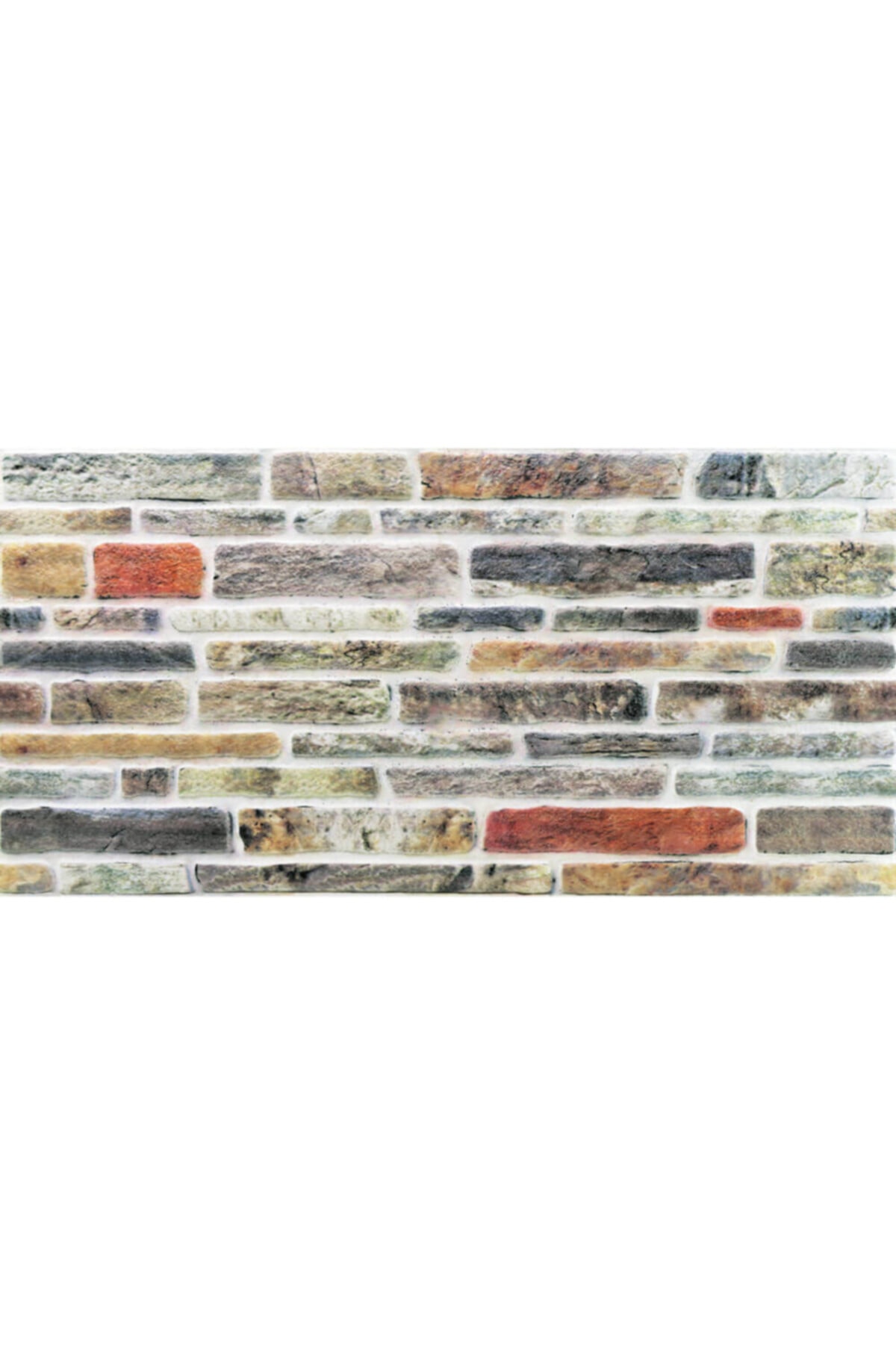 X Kesme Taş Desenli 3 Boyutlu Renkli Strafor Köpük Duvar Kaplama Paneli ks-414 5 Adet