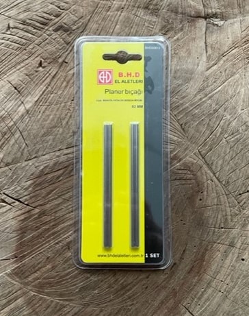 Elektrikli Planya Bıçagı 2 Adet Çelik Planya Bıçak 82MM
