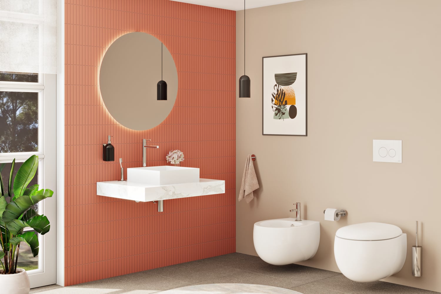 VİTRA A45123 Lavabo Sifonu, T Tipi, Krom
