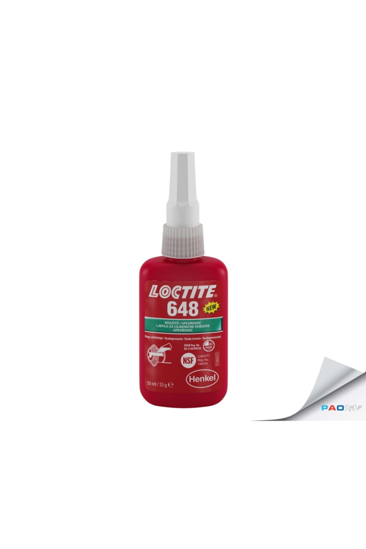 Loctıte 648 Yüksek Mukavemetli Sıkı Geçme Ürünü 50 G/ml