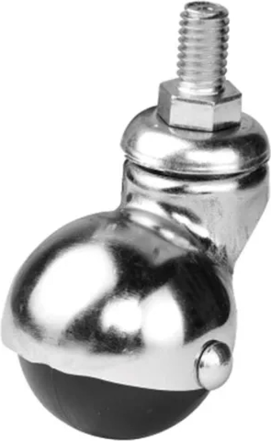 205 - 40 mm Küre Krom Vidalı Teker 4 Adet
