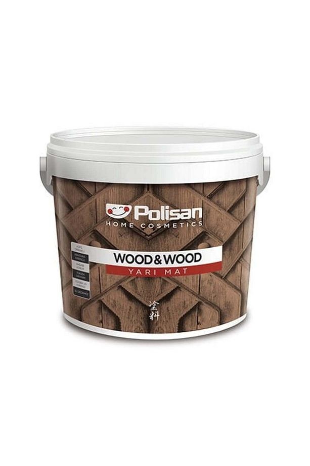 Politex Wood&Wood Anti Aging Ahşap Verniği Yarı Mat Su Bazlı - Yeşil