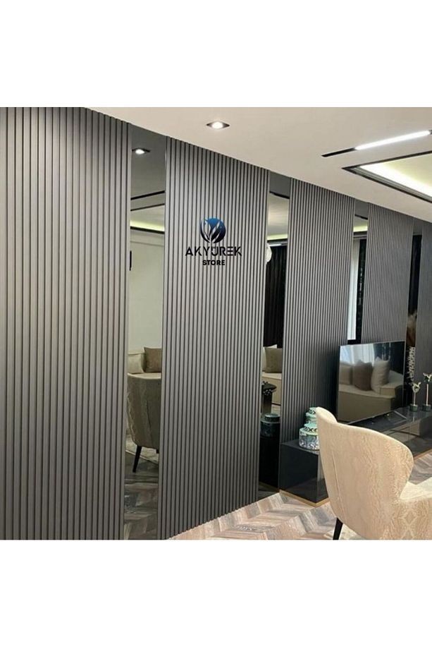 AKYÜREK STORE LB 3783 MODEL ZAMANSIZ GRİ RENK DEKOR PROFİL DUVAR KAPLAMA LAMBİRİ