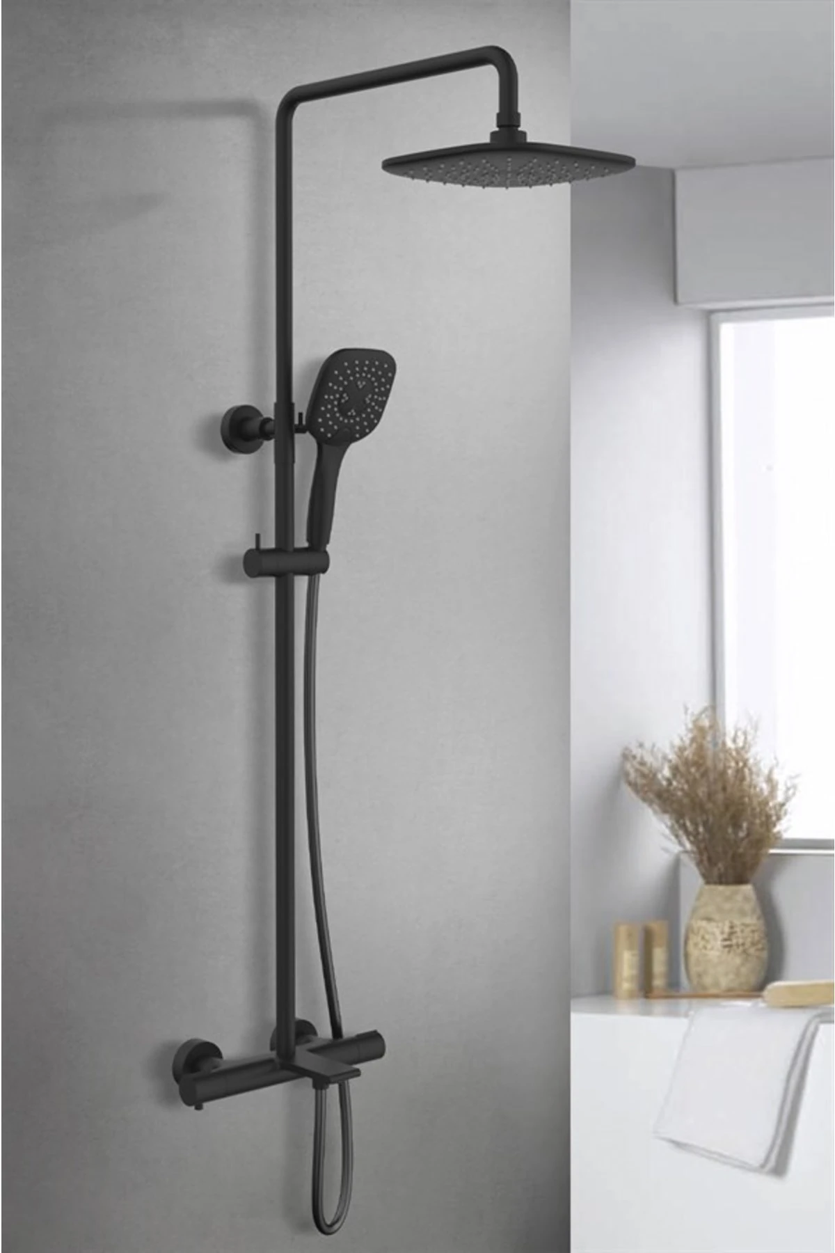 Fm-2355 Siyah Duş Ünitesi