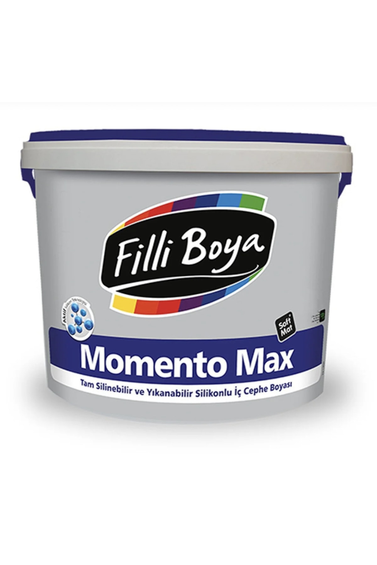 FİLLİ BOYA MOMENTO MAX 7.5LT TAM SİLİNEBİLİR VE YIKANA BİLİR İÇ ÇEPHE BOYASI