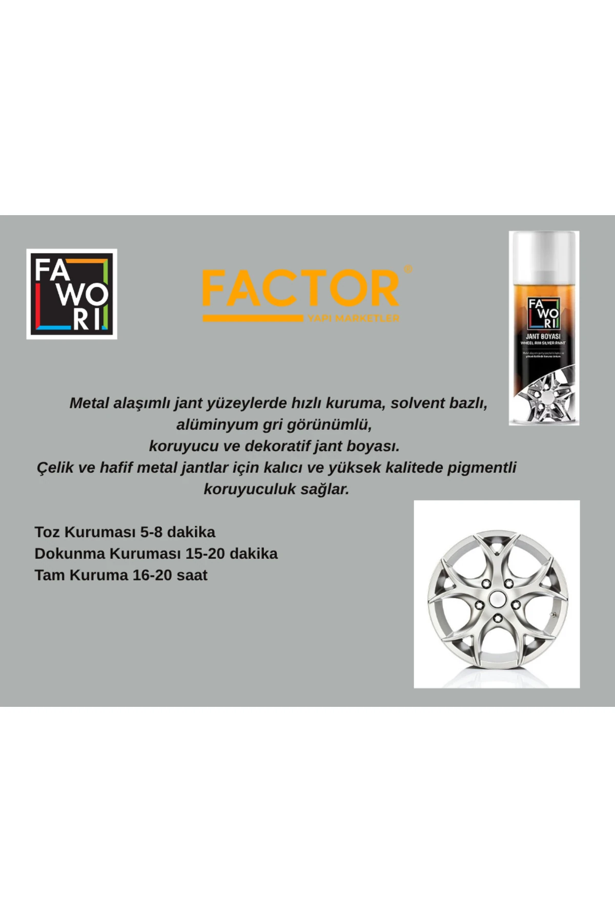 Jant Boyası F690 400ml.