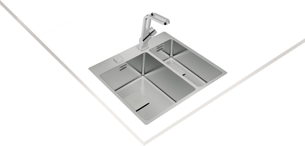 FORLINEA RS15 2B 580 Ankastre/Tezgaha Sıfır Paslanmaz Çelik 58 cm 115030013