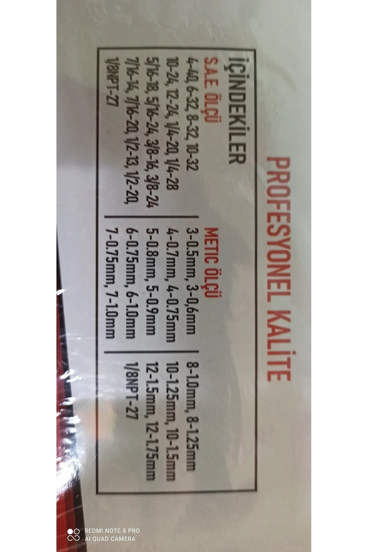 KILAVUZ PAFTA SETİ PCS40