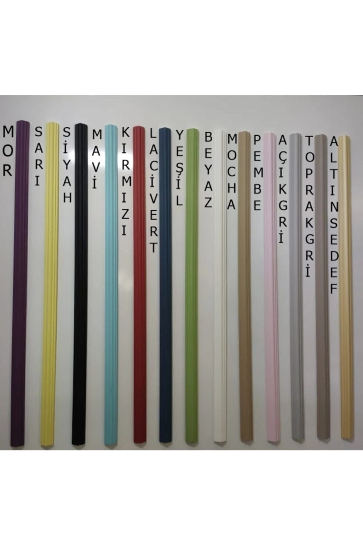 Kırmızı Minella01 Dekoratif Duvar Çıtası Kendinden Yapışkanlı Stropiyer 100 Cm