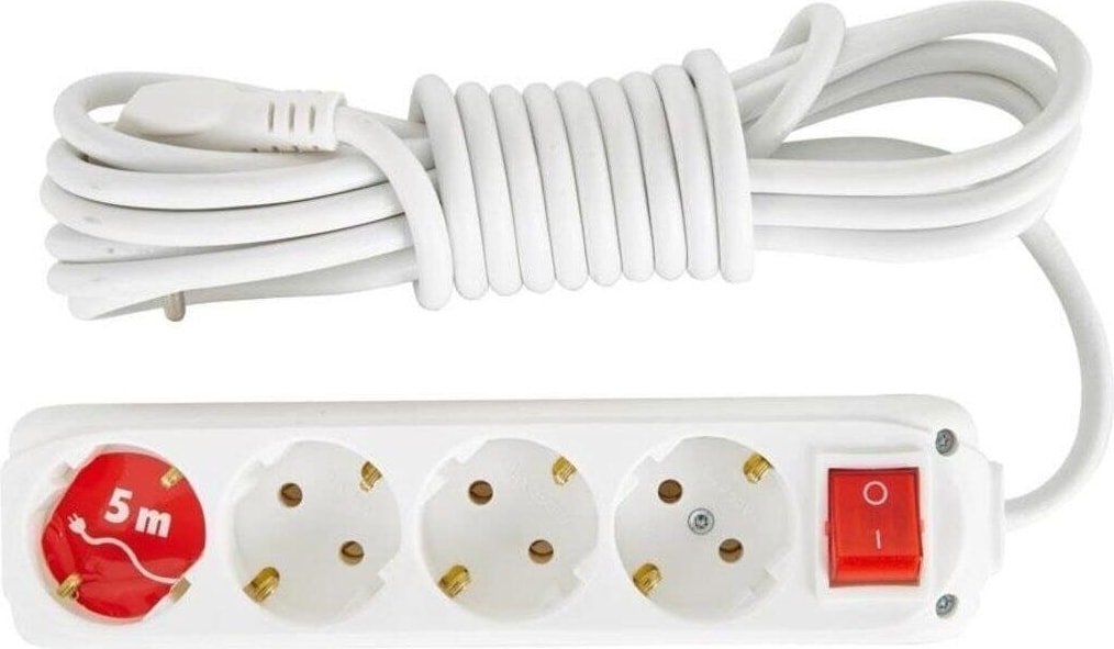 4lü 5mt Anahtarlı Topraklı Priz (9240205)