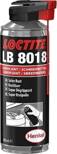 Loctite Lb 8018 Yağlayıcı Pas Sökücü Sprey 400 Ml. - (2 Adet)