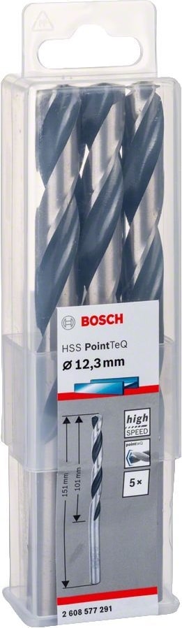 BOSCH - Hss-Pointeq Metal Matkap Ucu 12,3 mm 5'li 2608577291
