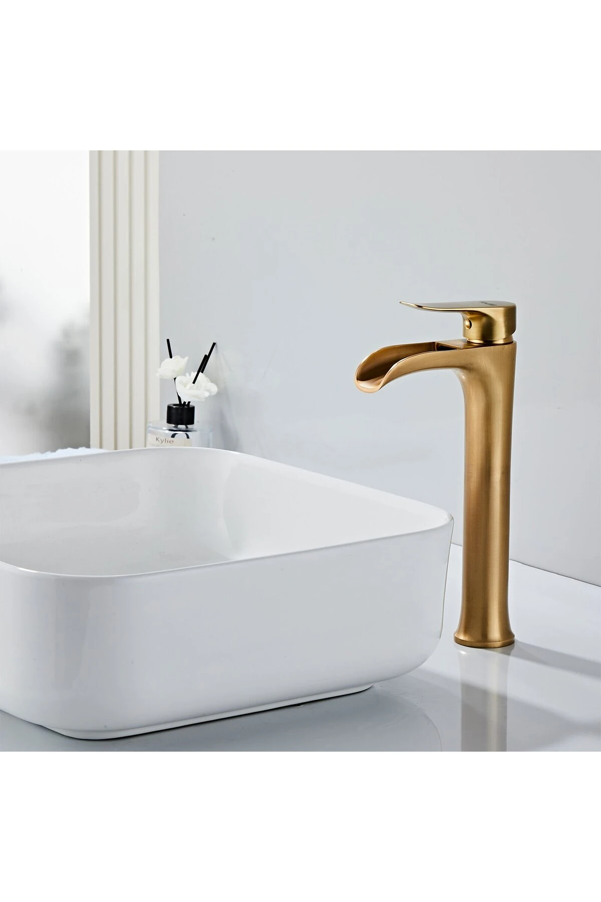 Yüksek Çanak Lavabo Bataryası Şelale Antik Eskitme KSL112-A