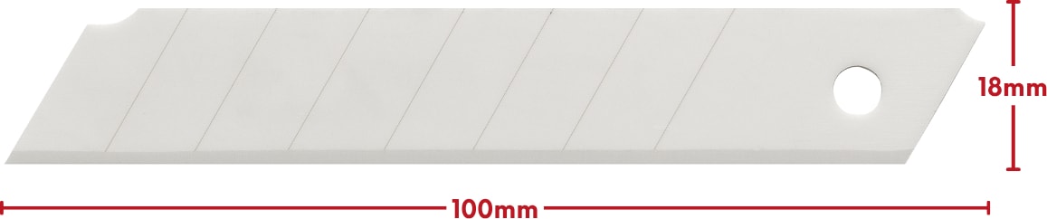 VT875000-6 18MM Seramik Maket Bıçağı Yedeği (10 Adet)