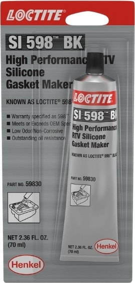 Loctite Sı 598 Otomotiv Silikon Conta Metalik Siyah 80ML - (2 Ad)