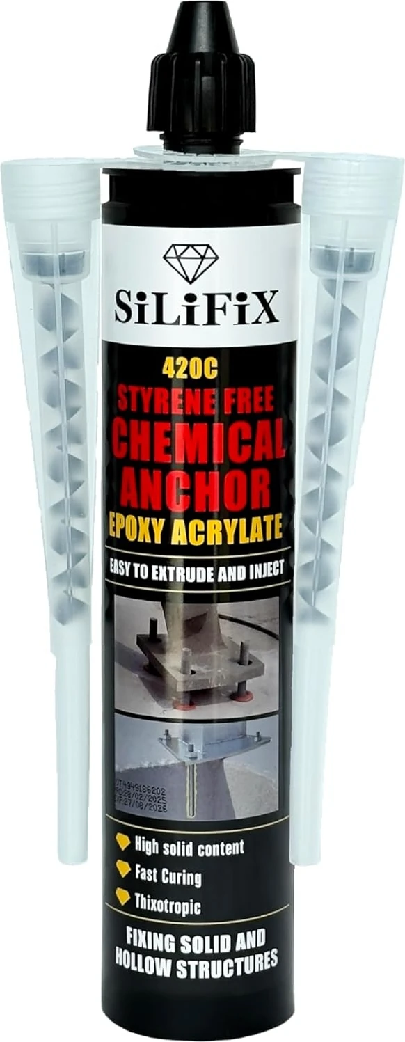 Dübel Epoksi (Polyester Değil) Ağır Dayanıklı (Silikon Tabancası Uyumlu)