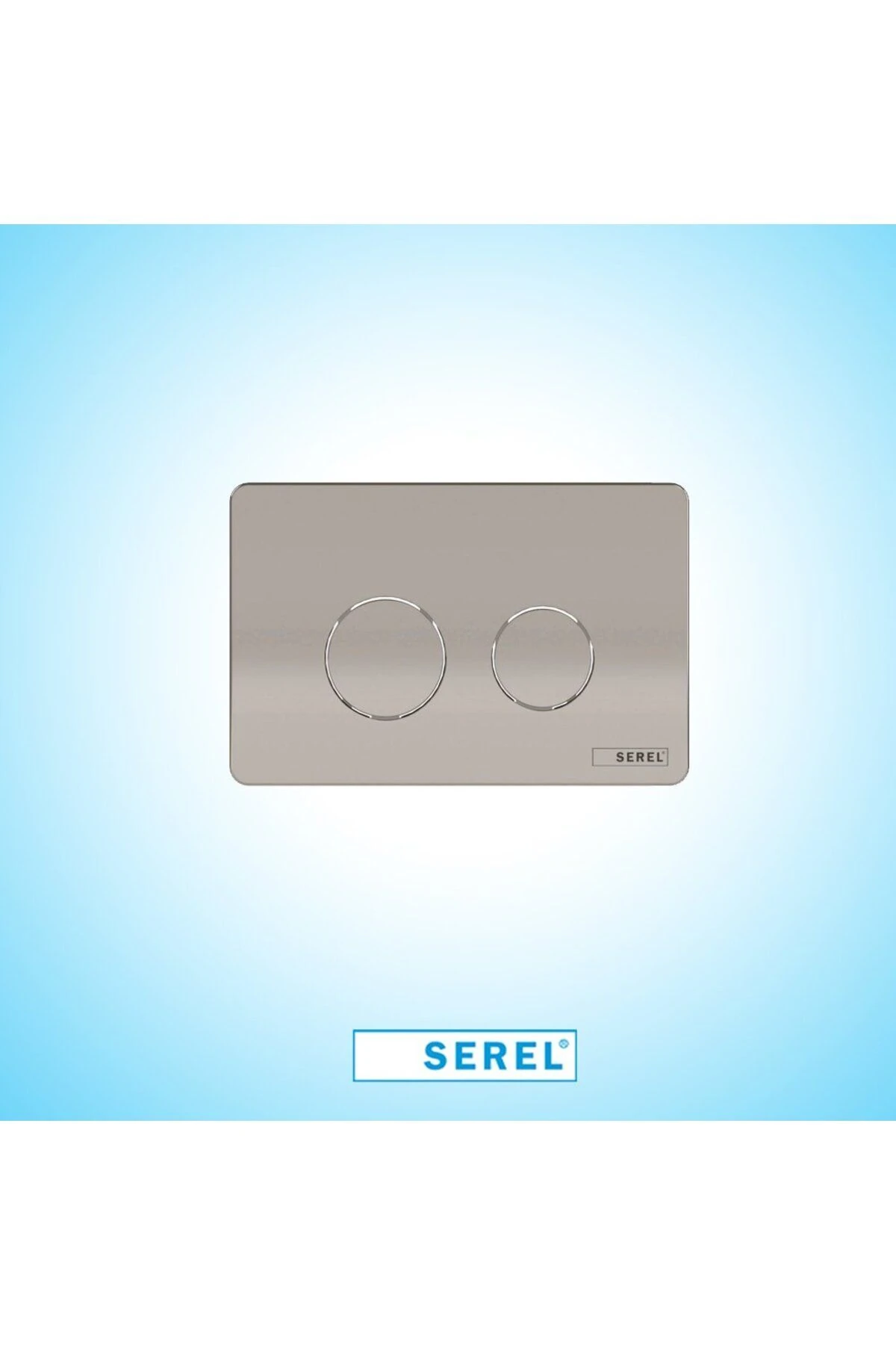 Serel Mat Krom Basma Butonu--parmak Izi Bırakmaz--p570180