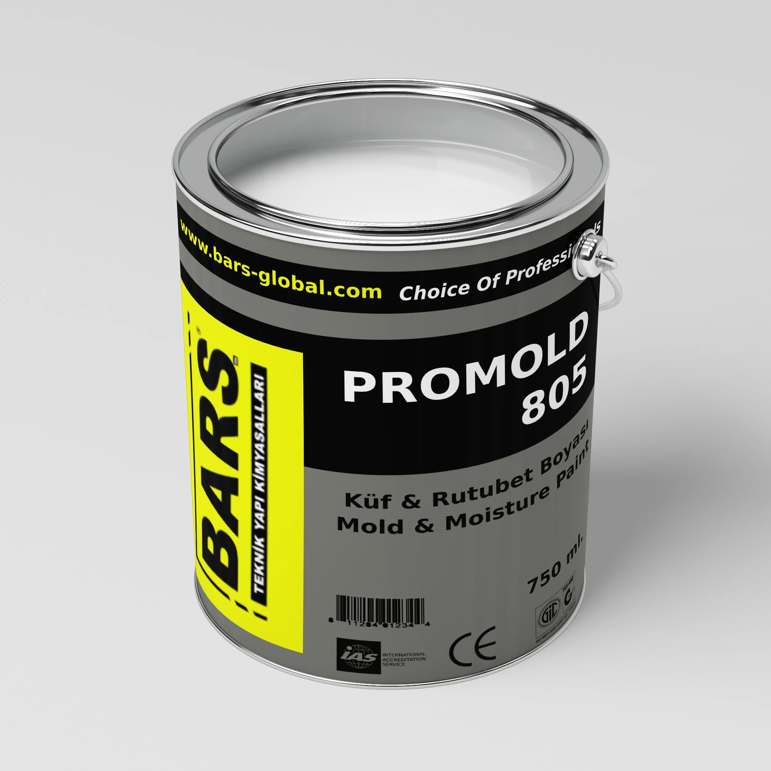 Küf ve Rutubet Boyası 750 Ml. Beyaz