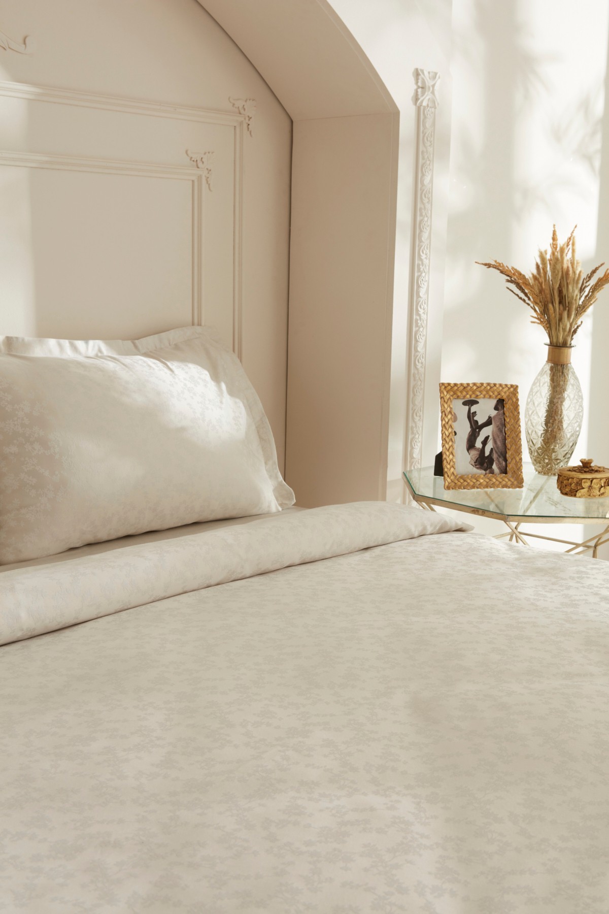 White Collection Venessa Çift Kişilik Nevresim Takımı Ekru