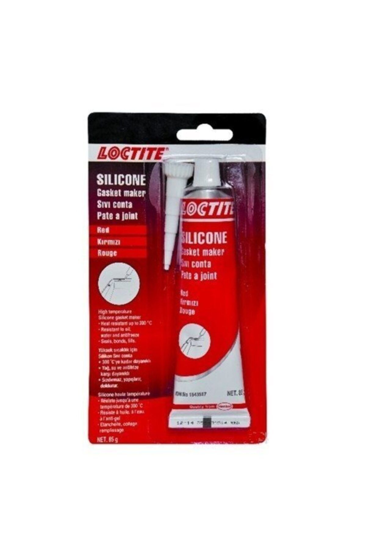 Locite Isıya Dayanıklı Gasket Maker Kırmızı Sıvı Conta 70ml