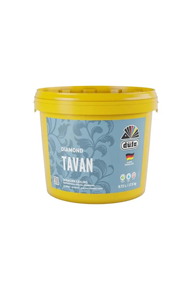 Diamond Mat Tavan Boyası Beyaz 17.5 L
