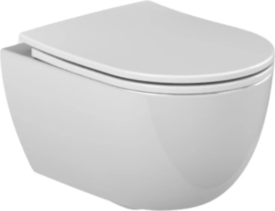 Bella Kanalsız Asma Klozet, Yavaş Kapanır Kapak