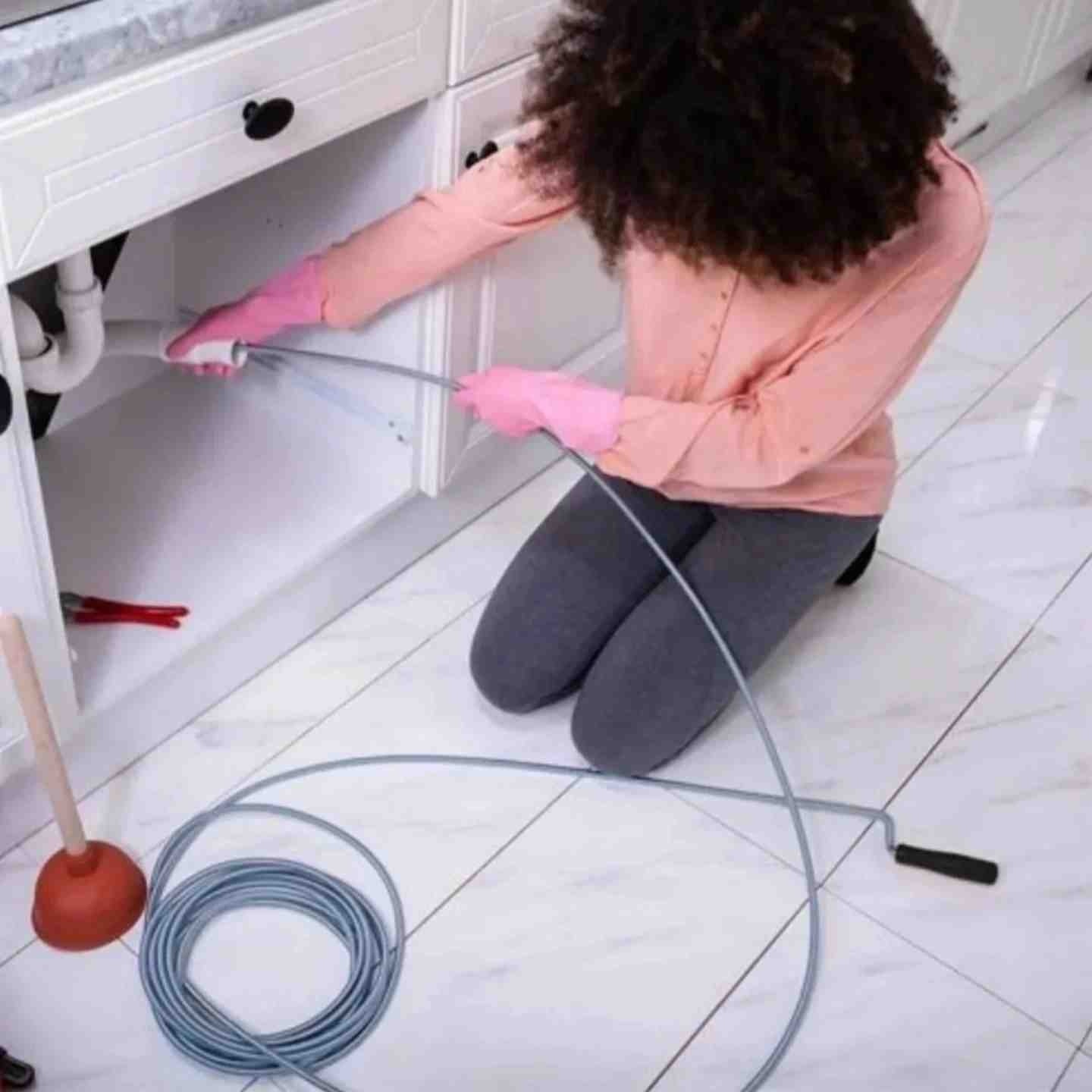 Premium Özel Seri Matkap Ucu Lavabo , Gider , Boru ve Tıkanıklık Açma Spirali 3 Metre 2 Adet Susta