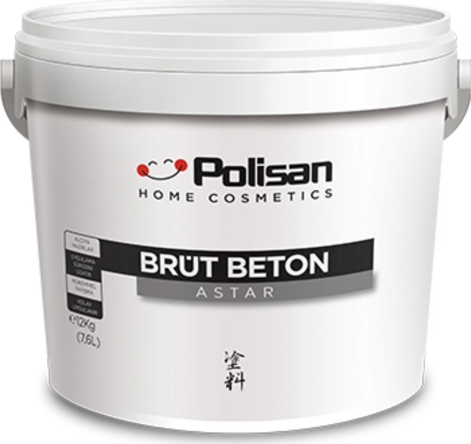 POLİSAN Brüt Beton Astarı Yeşil 12 Kg