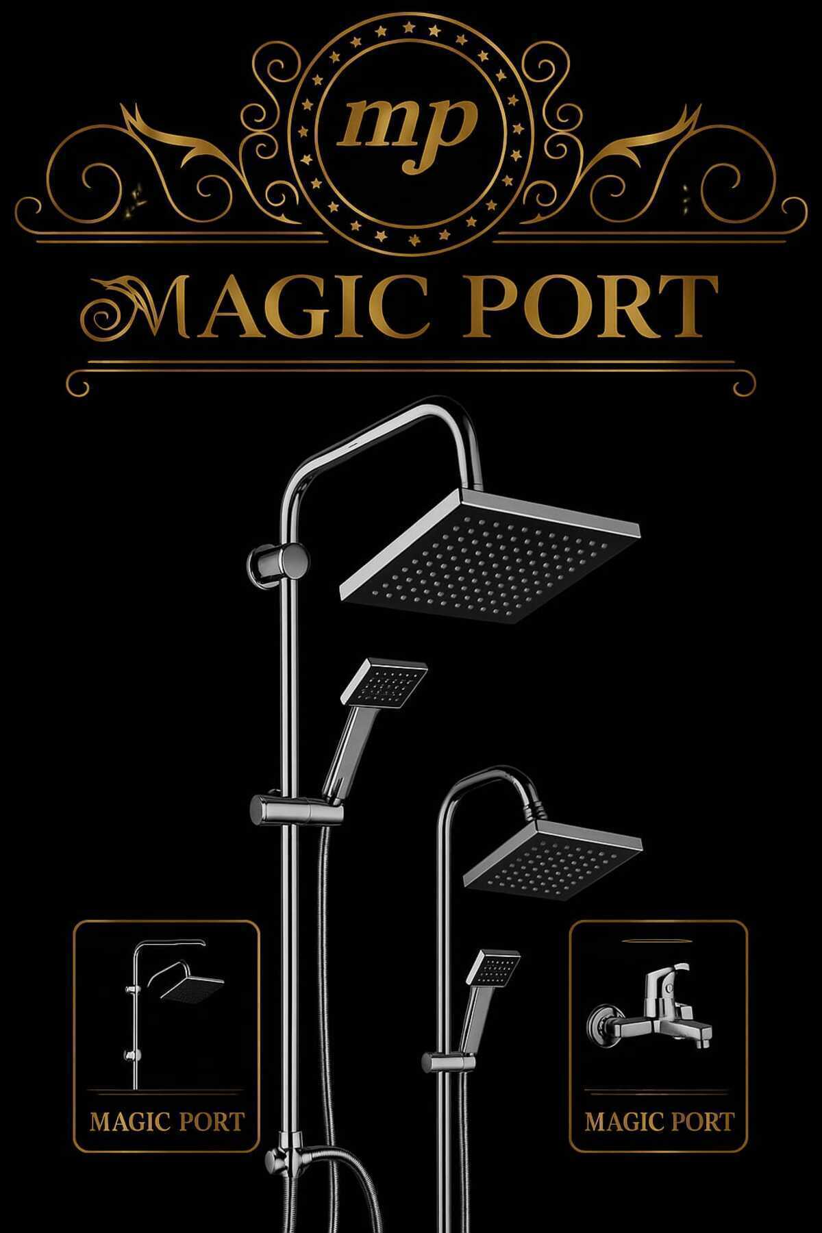 ROBOT YAĞMURLAMA TEPE DUŞ BAŞLIĞI SETİ + AÇ KAPA BANYO BATARYASI