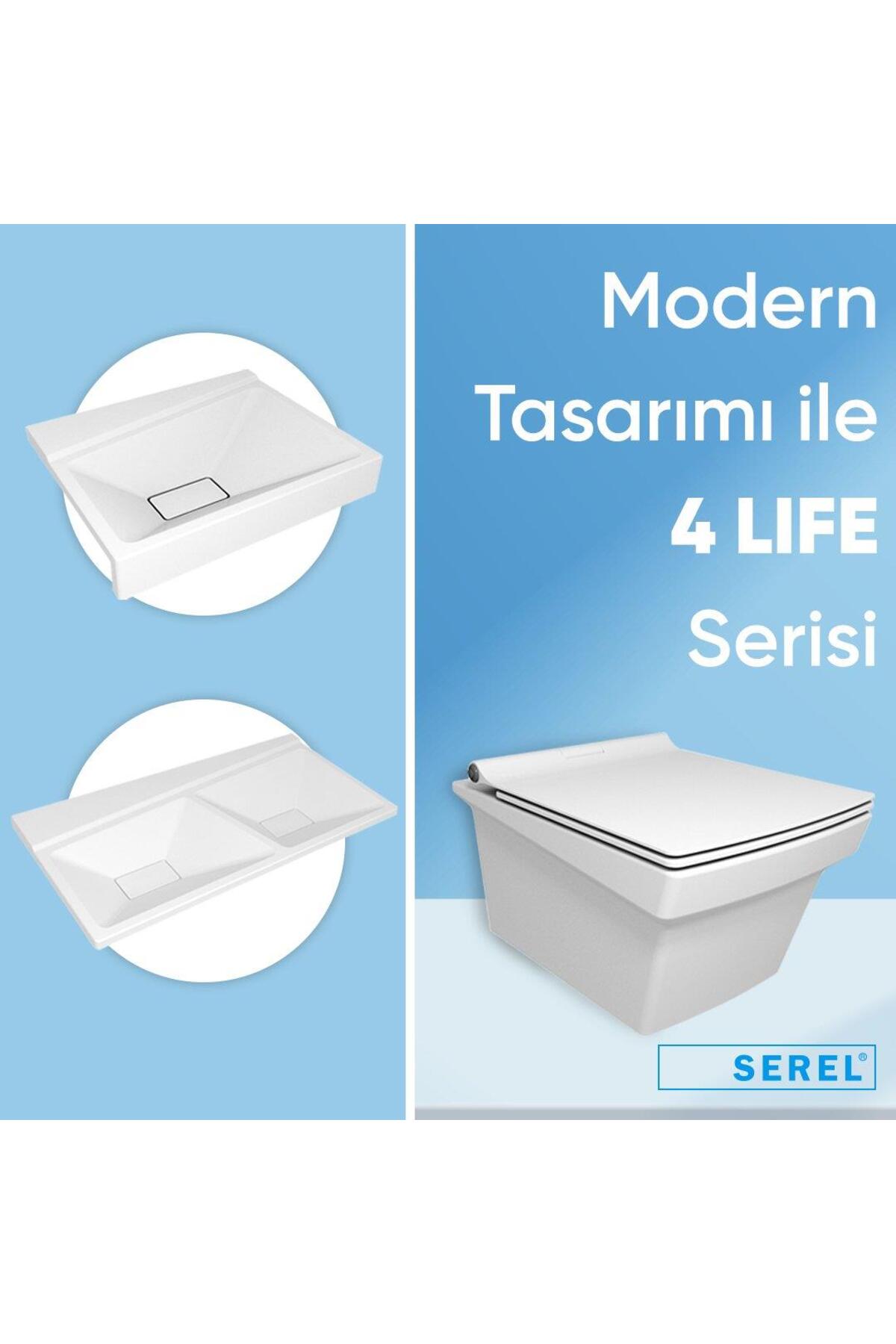 Serel 4life 53 Cm Asma Klozet - Kapak Hariç FL10ADS110H