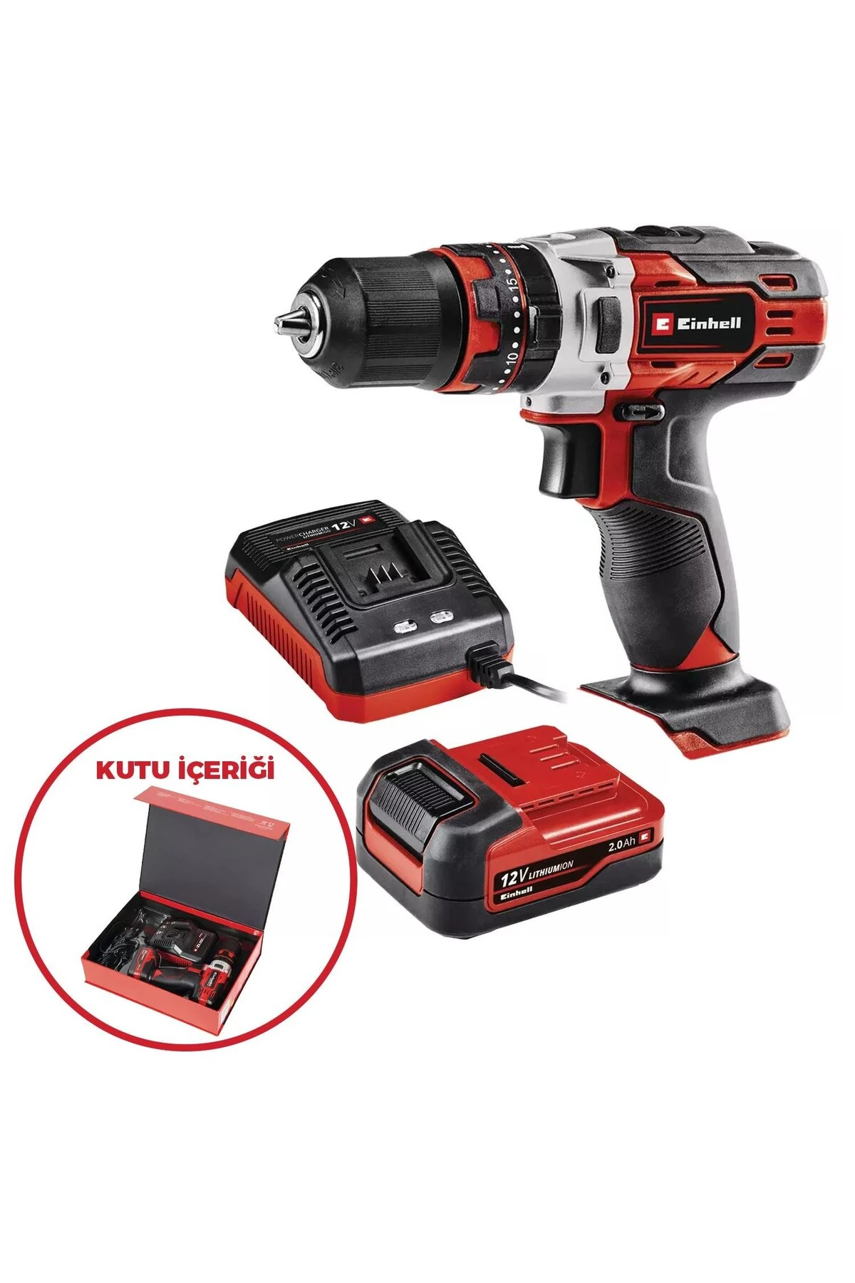 TE-CD 12/1 Li-i (1x2,0 Ah), Akülü Darbeli Vidalama