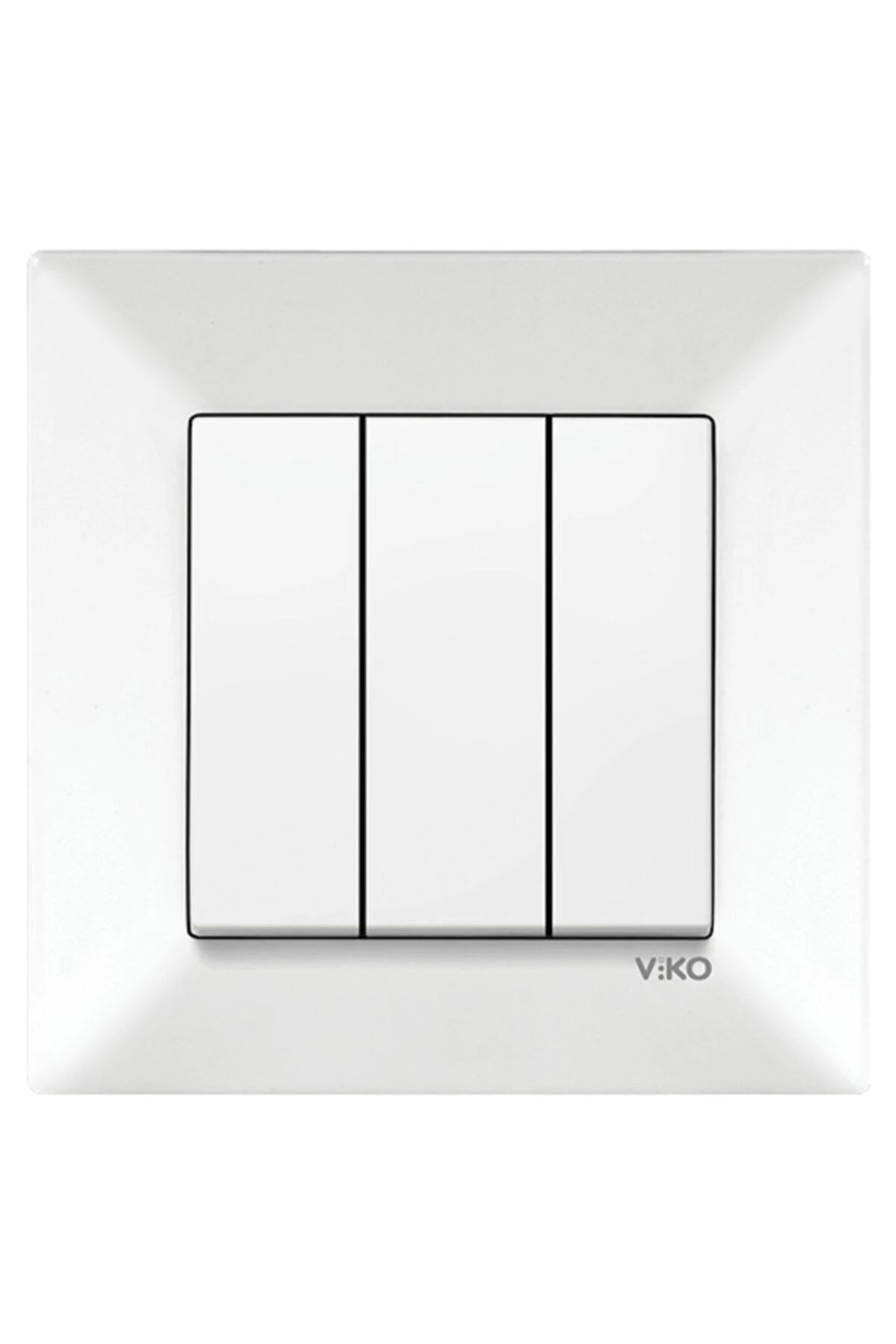 Meridian 12 Adet 3'lü Anahtar Çerçeveli