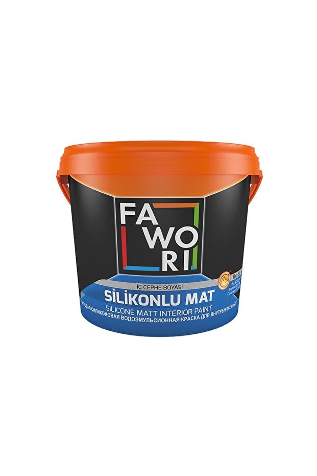 Silikonlu Mat Iç Cephe Duvar Boyası 2,5 lt Füme