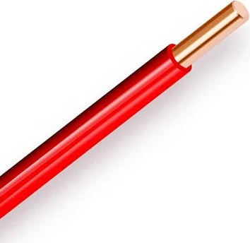 1,5 mm Nya Tek Damar Elektrik Tesisat Kablosu Tam Bakır Kırmızı (100 Metre)