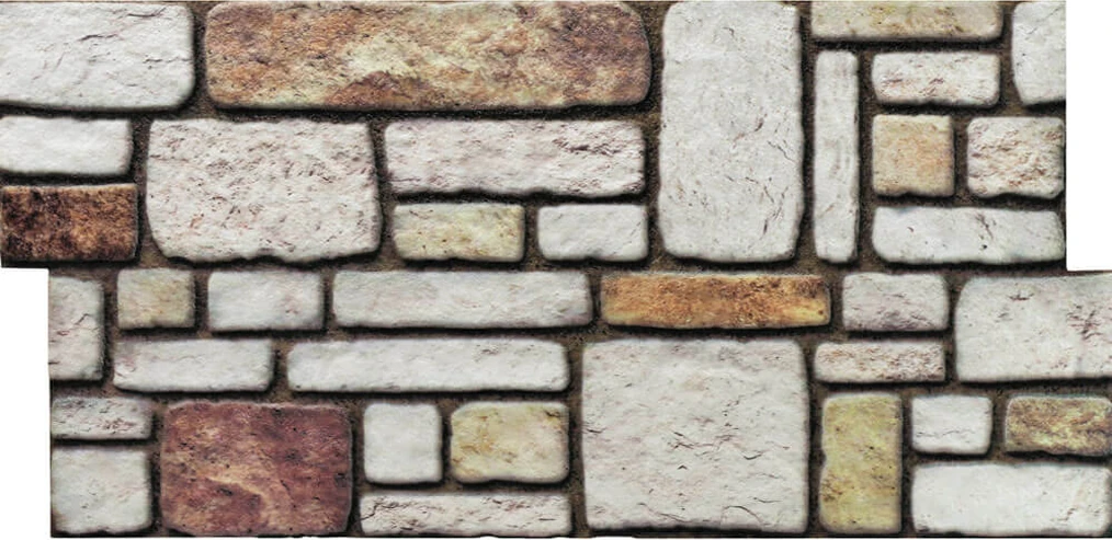 5 Adet (2,5m2) x Karma Taş Desenli 3 Boyutlu Renkli Strafor Köpük Duvar Kaplama Paneli (KR-303)